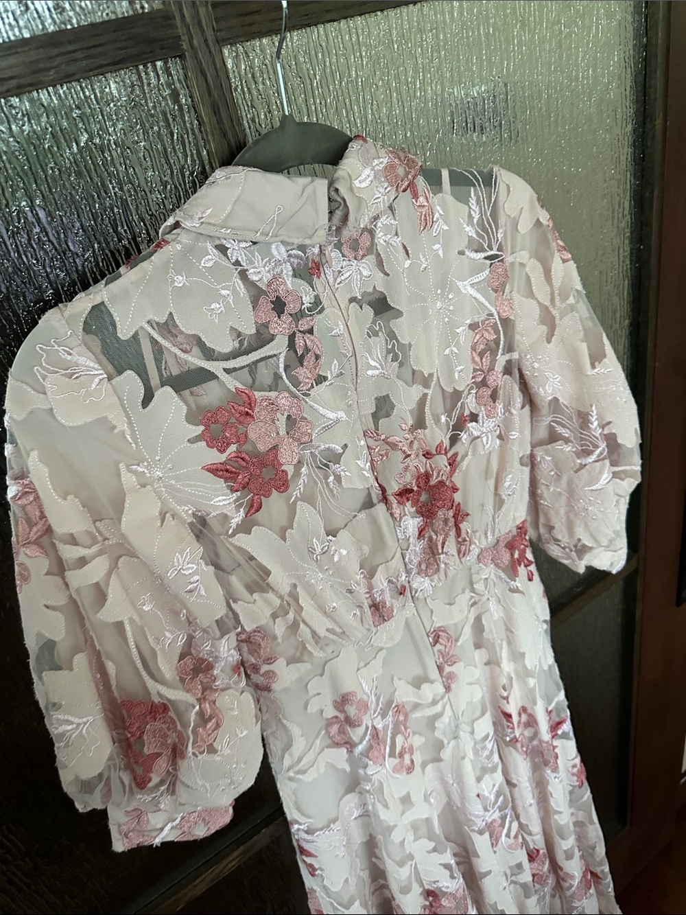 Badgley Mischka Lace Applique Shirt Dress size 2. - Picture 14 of 15